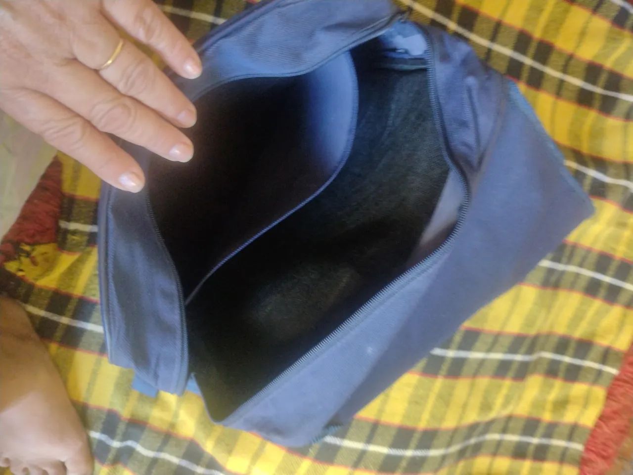 Bolsa de ombro e mochila CCEE - Azul - Foto 3
