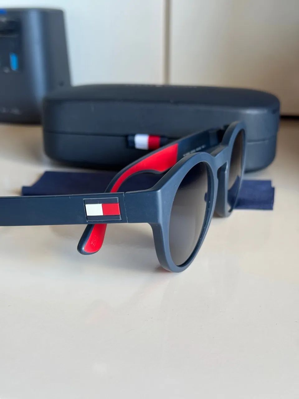 Óculos de Sol Tommy Hilfiger Azul - Original - Foto 5