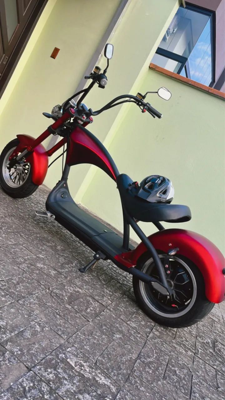 Vendo moto elétrica modelo chopper 