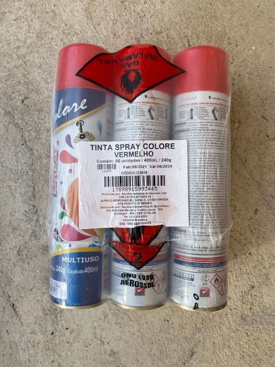 Tinta Spray Vermelha - Foto 4