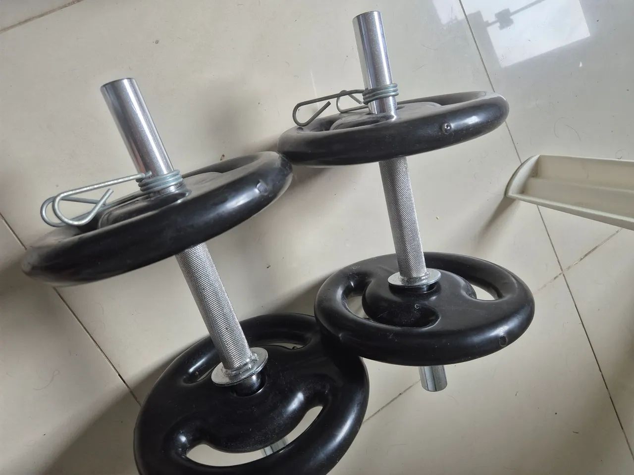 Par de Halteres de 12kg l..