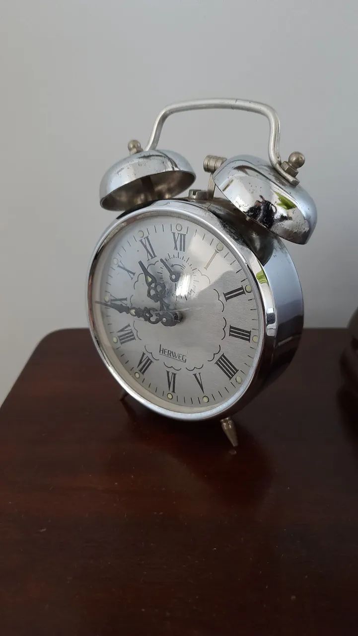 Relógio Despertador Vintage Herweg - Foto 2
