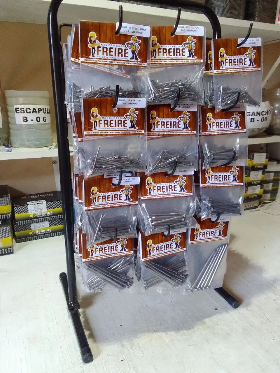 Pregos 12 Tamanhos 120 cartelas R$ 600.00 - Foto 2