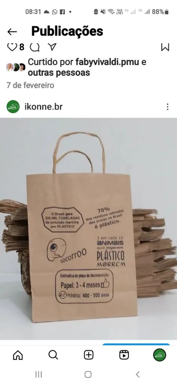 Sacola de Papel Grande - Foto 5