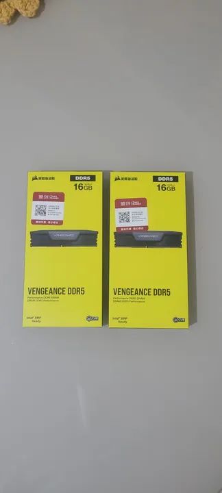 Memória RAM DDR5 32GB 6000mhz CL36 Corsair