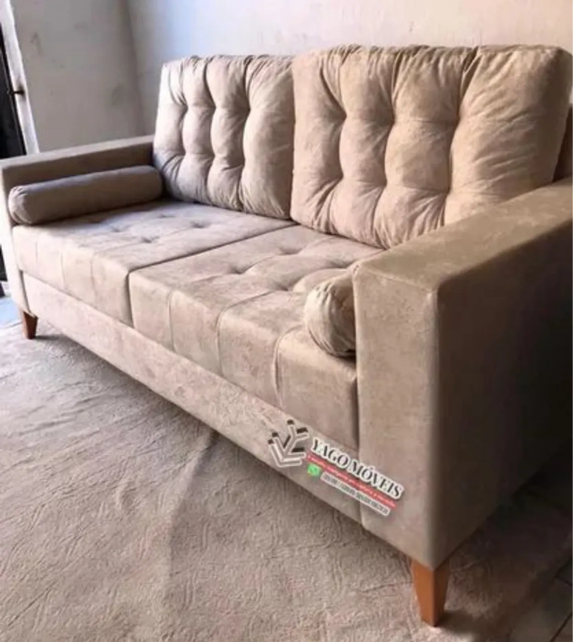 Sofá Elegance Tokio 3 lugares novos com garantia em Promoção