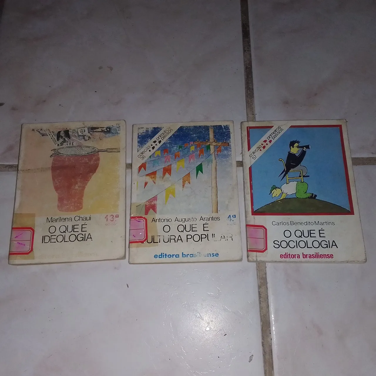 Coleção 'O Que É?' Editora Brasiliense - Sociologia, Ideologia e Cultura