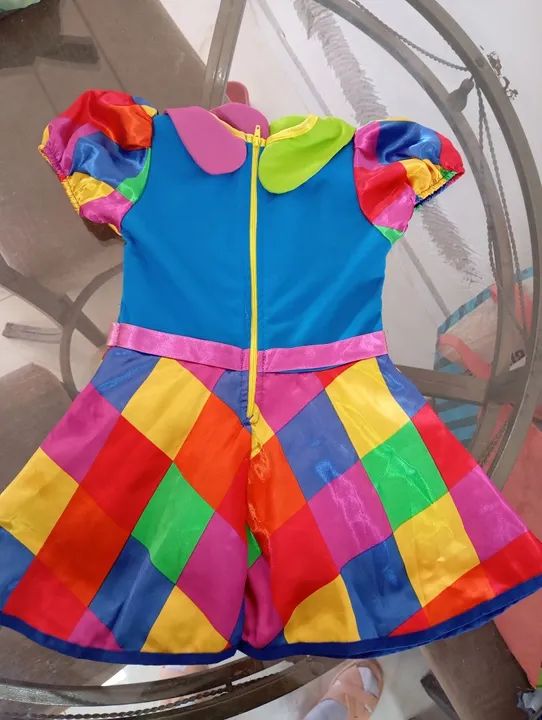 Vestido de palhaço infantil - Foto 3