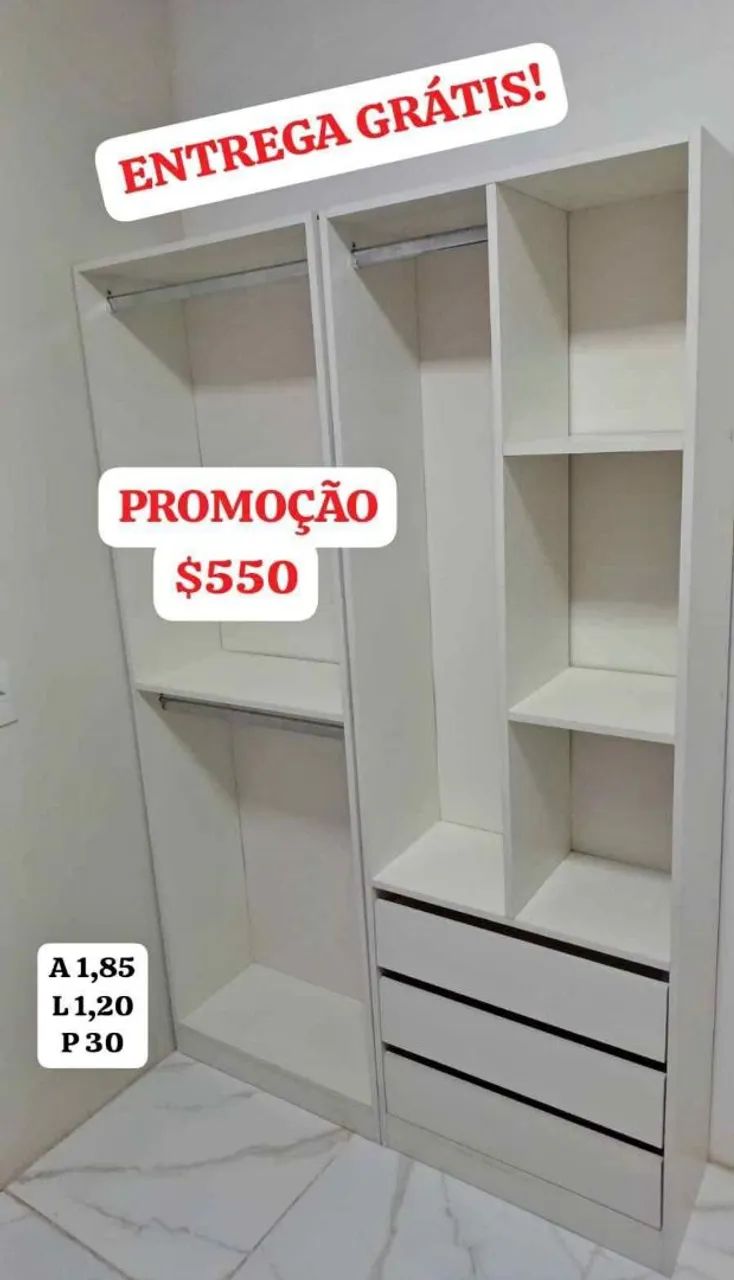 CLOSET de solteiro 