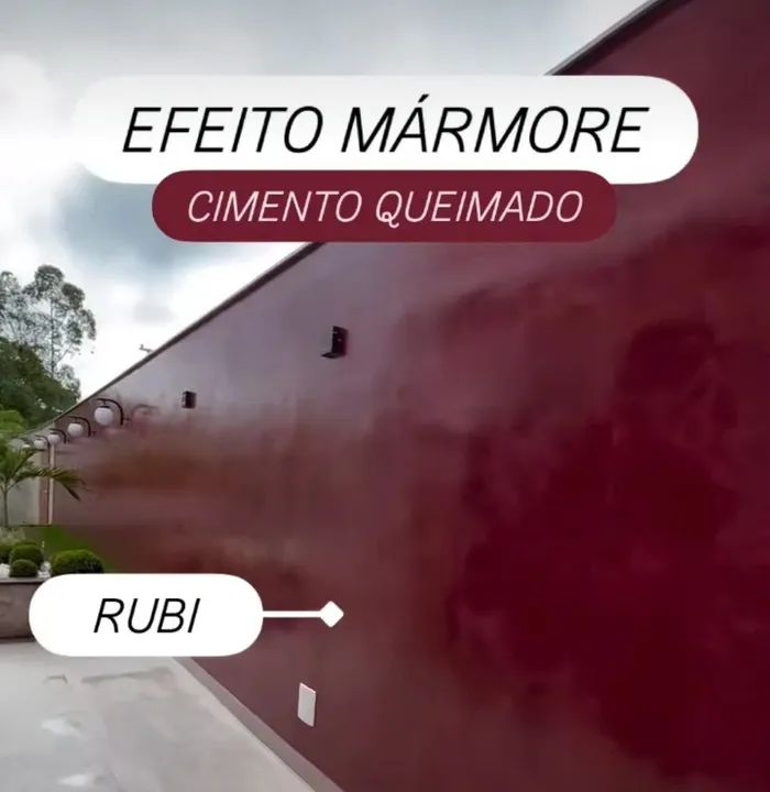 Efeito cimento queimado 
