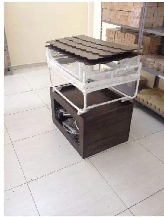 Carrinho gourmet  novo.