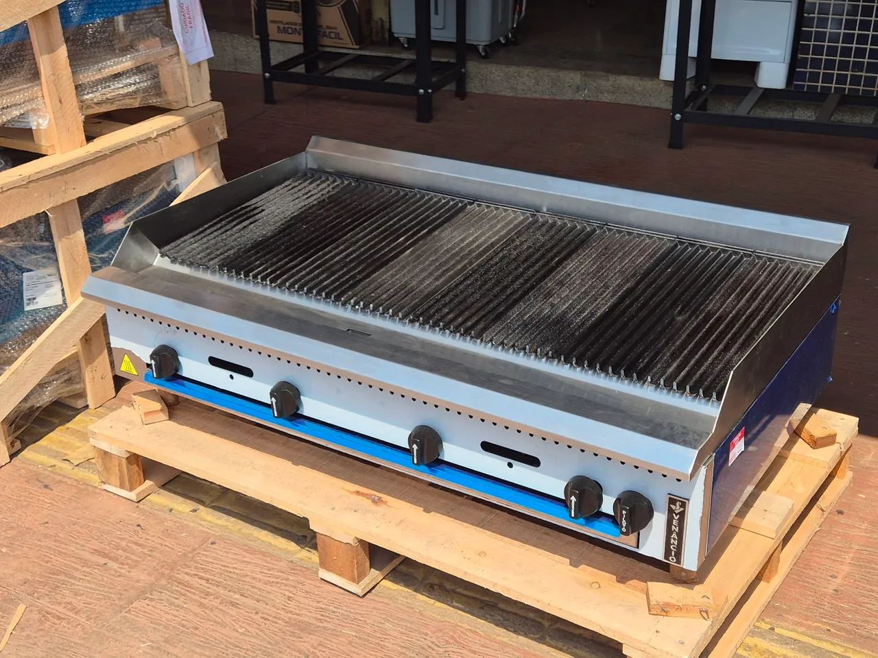 Charbroiler  ou chapa grill 120cm venancio 