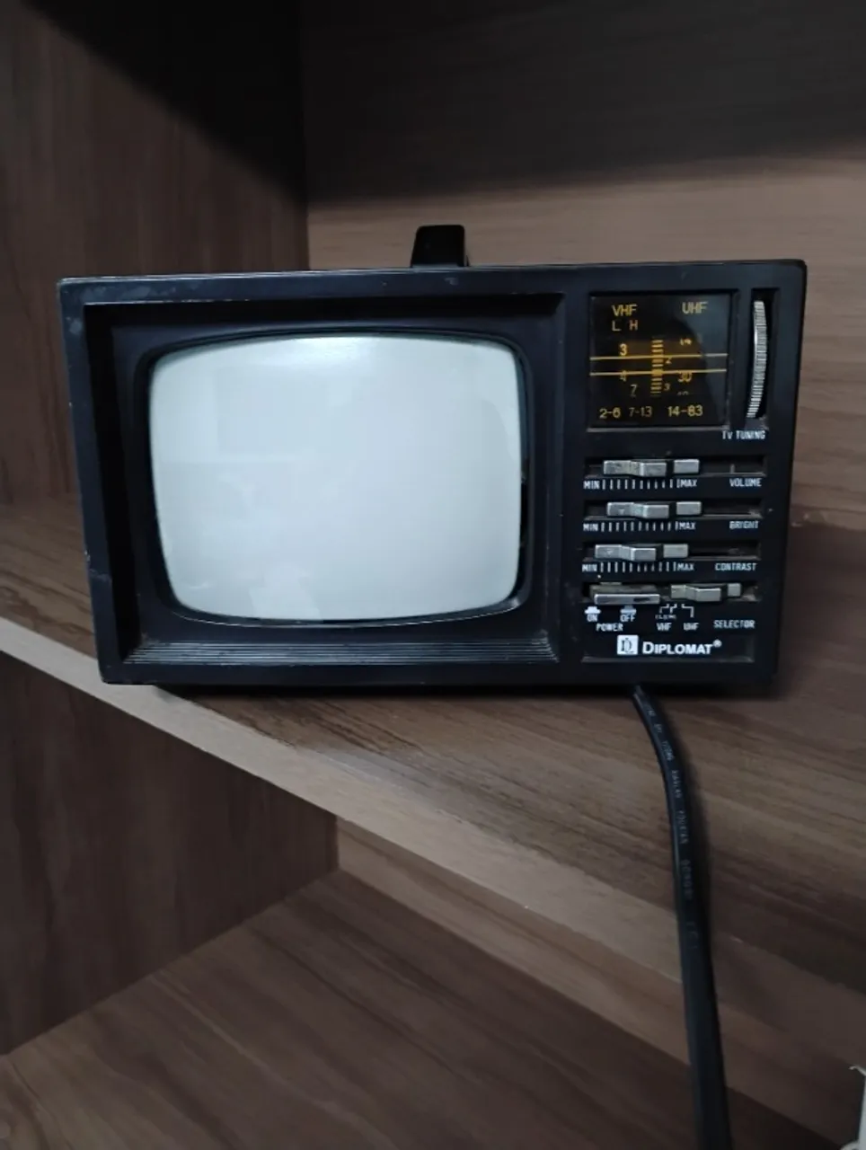 Rádio portátil com tv