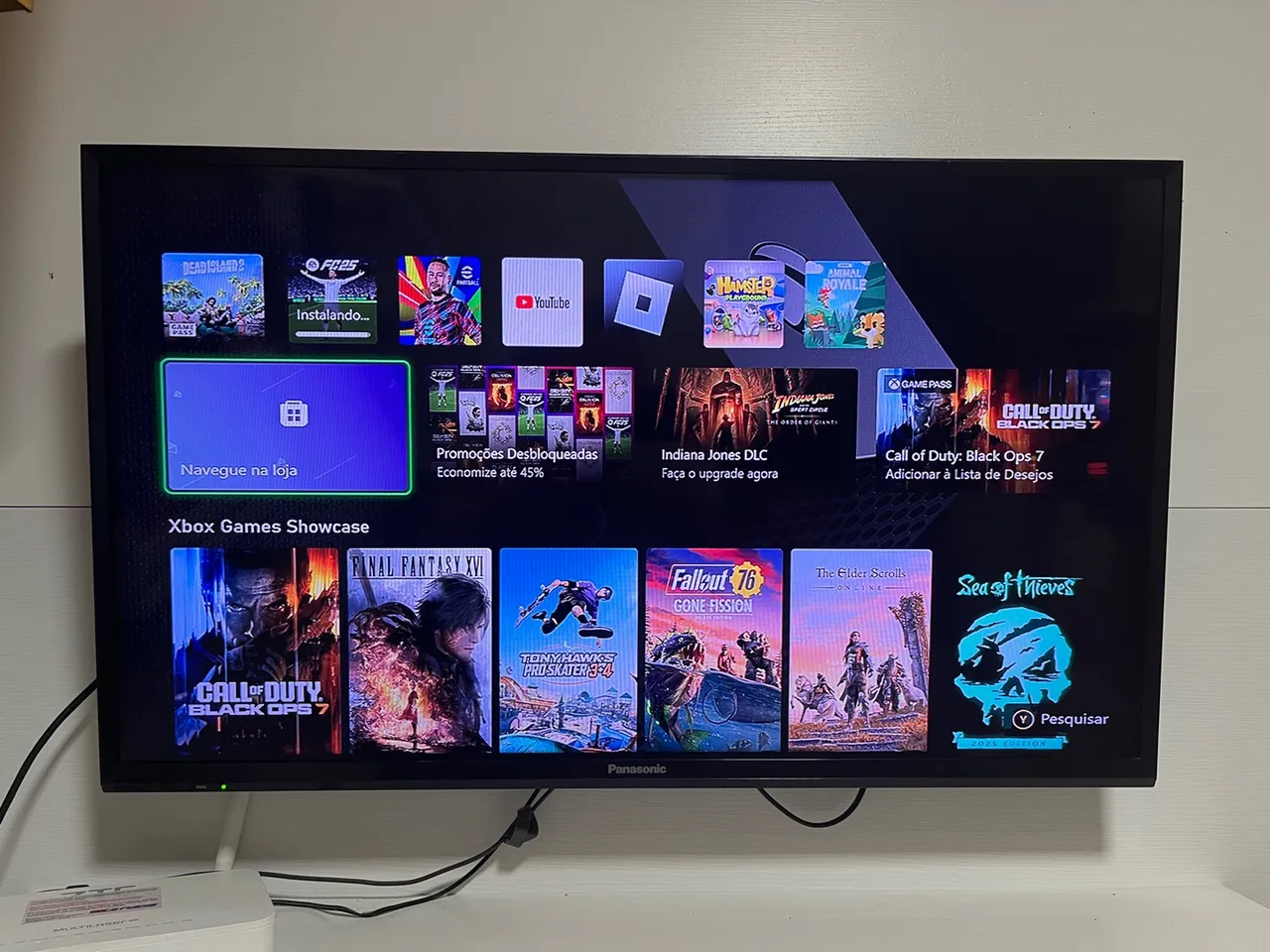 Televisão Led Panasonic 32? com Chromecast