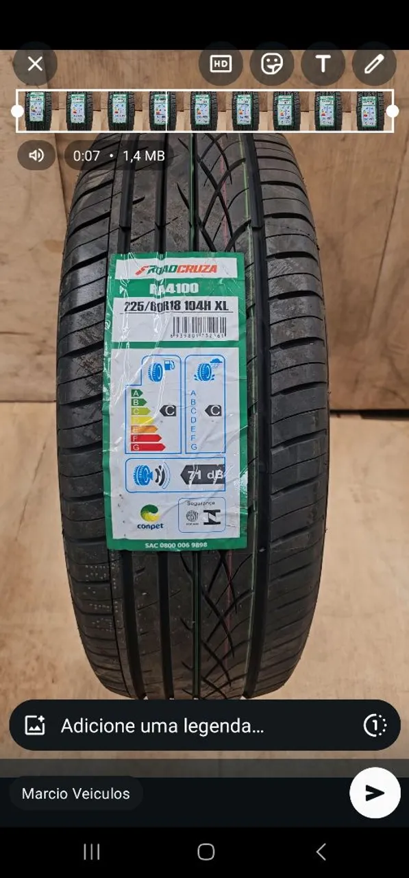 Pneu Roadcruza RA4100 225/60R18 104H XL