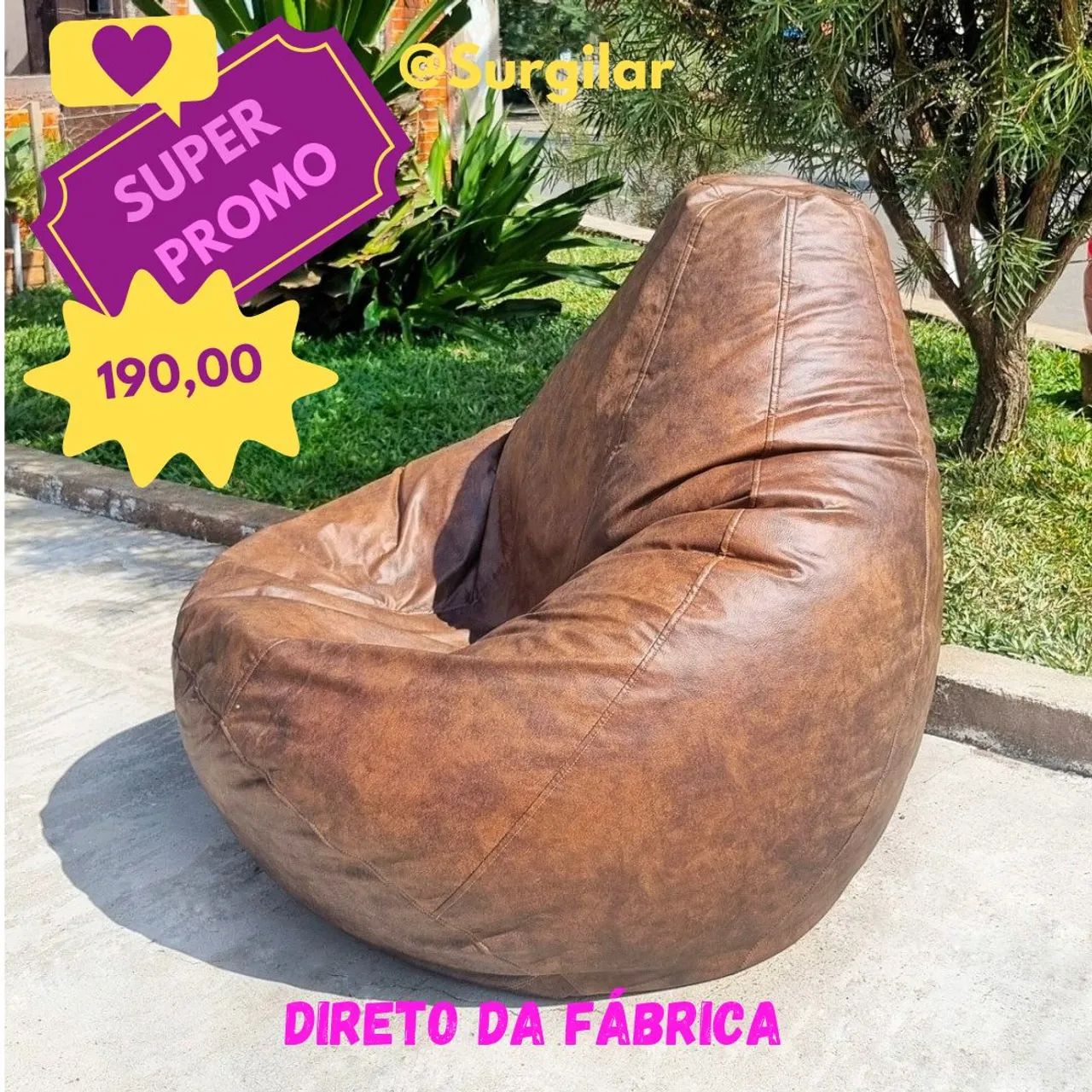 Poltrona Puff Direto da Fábrica 
