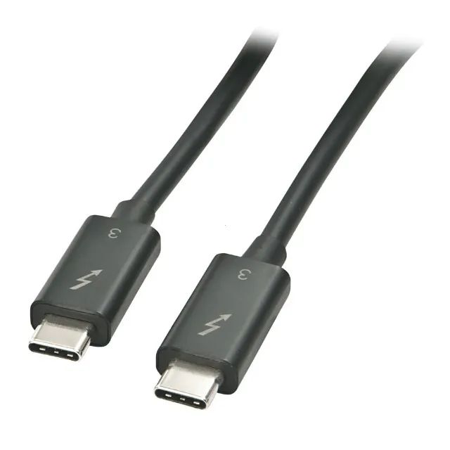 2 x Cabo Thunderbolt 3 Plugable (certificado) 0,5 m 40 Gbps - Foto 2