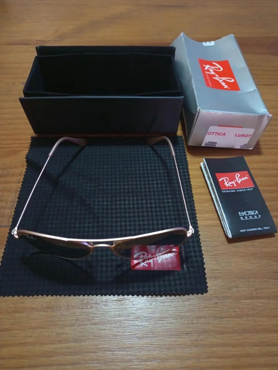 Óculos Ray Ban na caixa em otimo estado