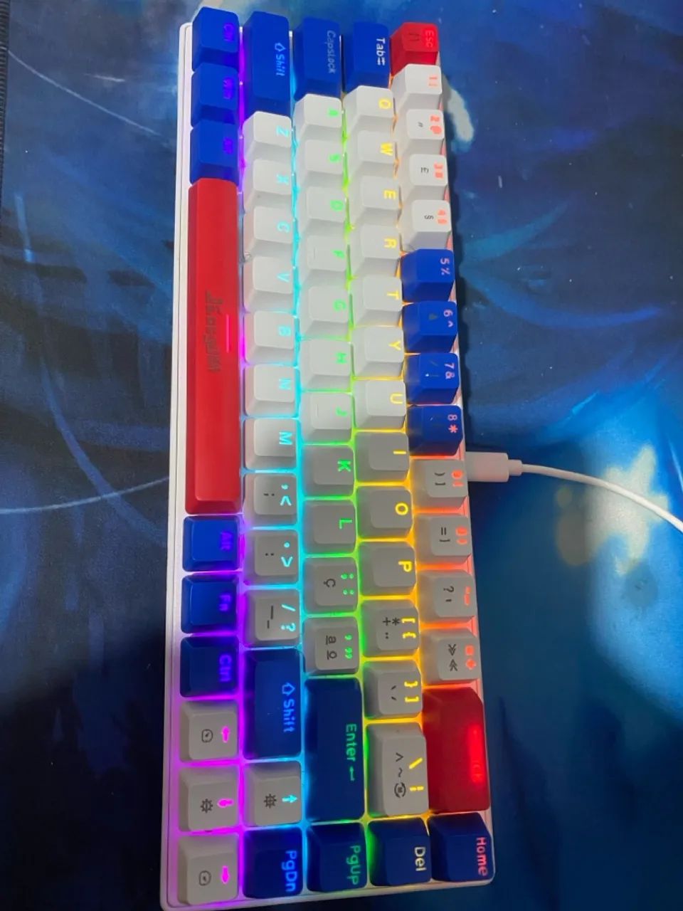 Kit Teclado Mecânico e Mouse Gamer RGB - Foto 2