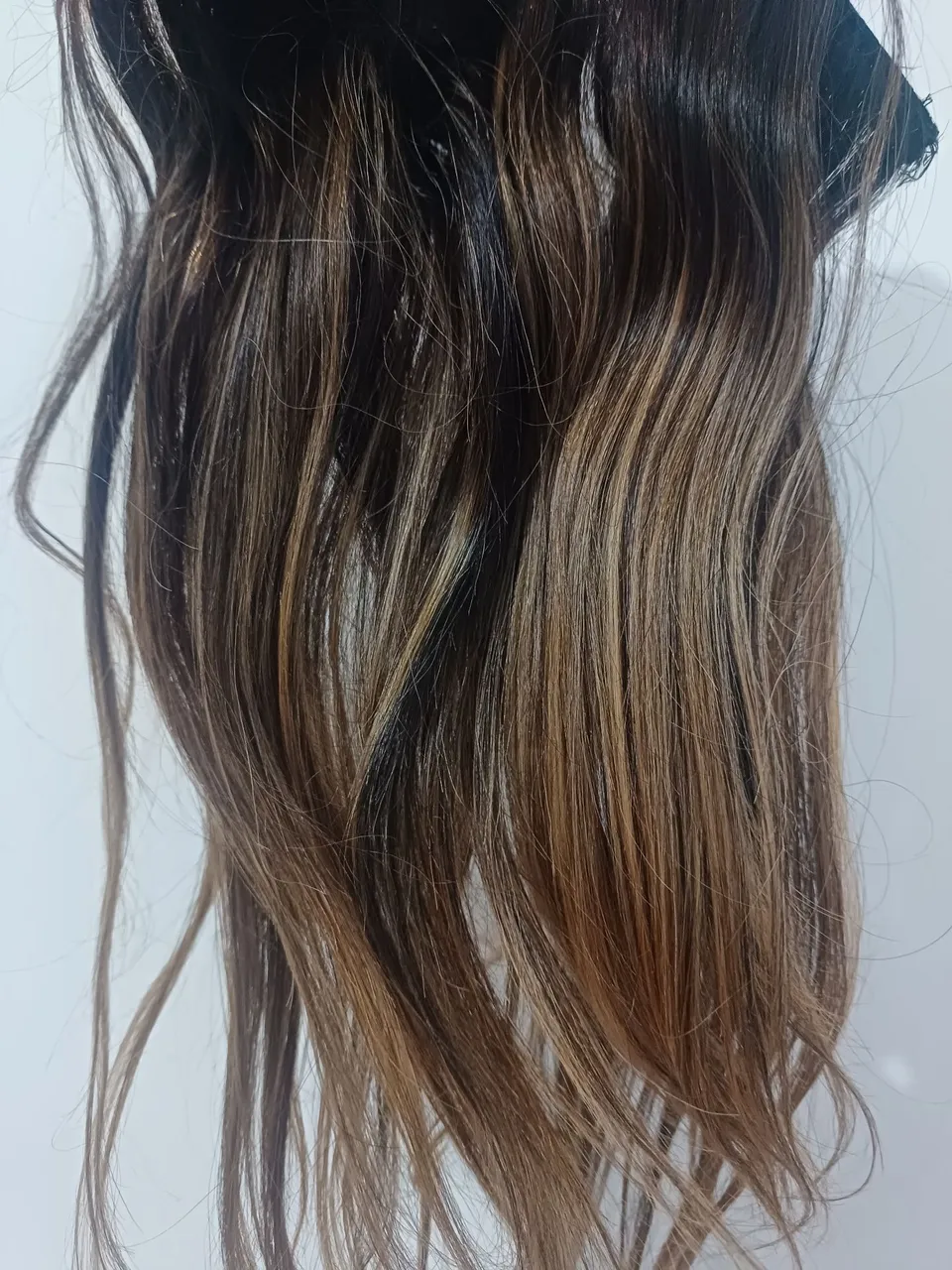  Cabelo humano com mechas