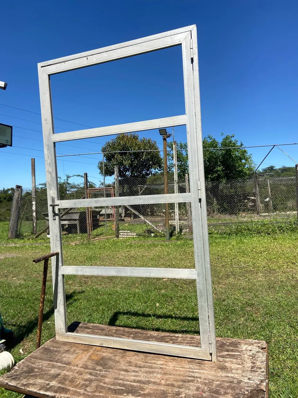 Portão de alumínio 