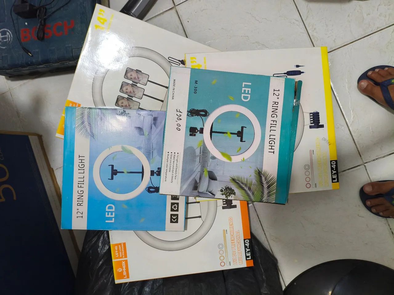 Rig light 12" e 14" polegadas Novas com tripé - Foto 4