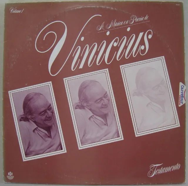 Lp Vinicius De Moraes 1987 Testamento Volume 1, Disco Vinil