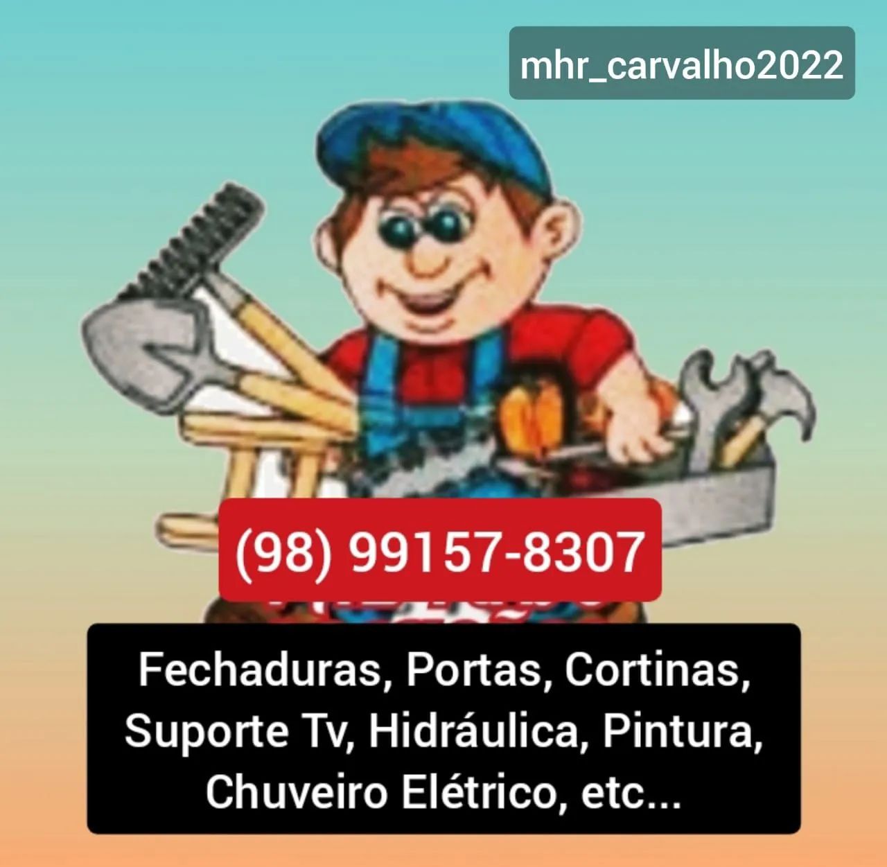 Instalação de porta, suporte tv, fechadura eletronica, chuveiro em casa e apartamento