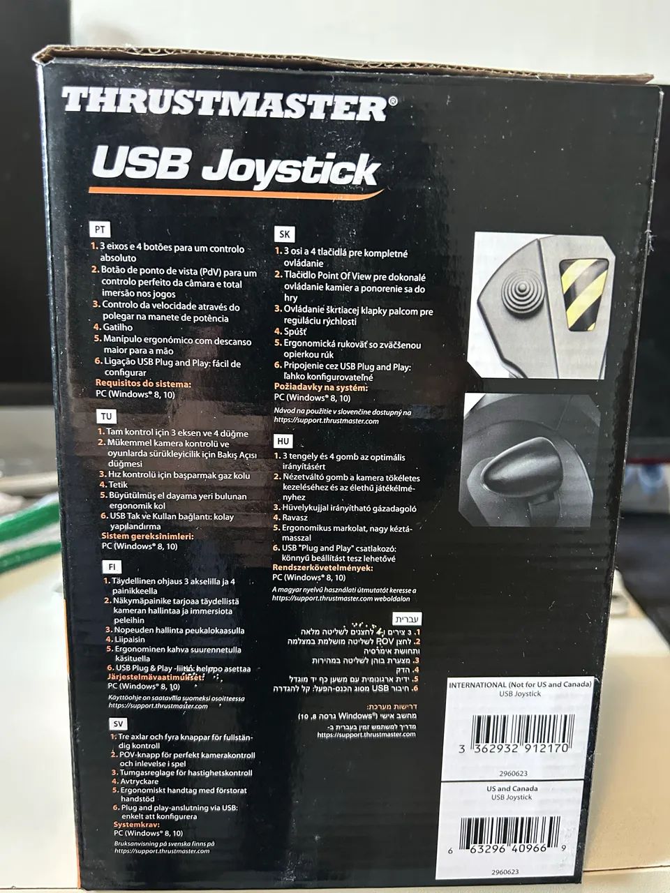 Thrustmaster USB Joystick for PC Black64318614078083122