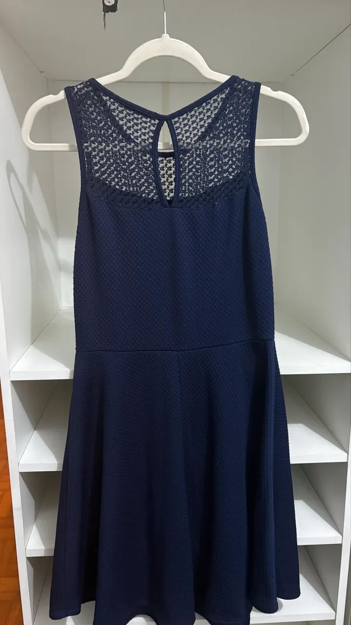 Vestido Azul Marinho, M - Foto 3
