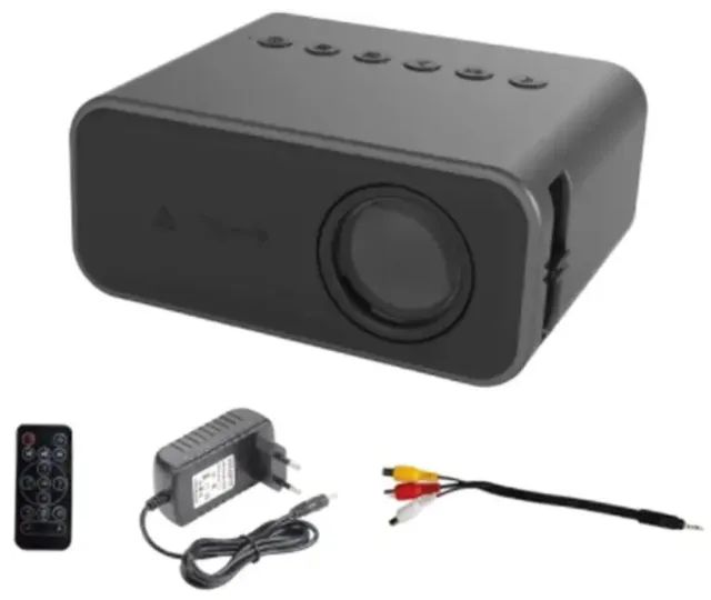 Mini Projetor Portátil Economy T500 Cinema Led Hd 1080p com Espelhamento Celular  - Foto 2