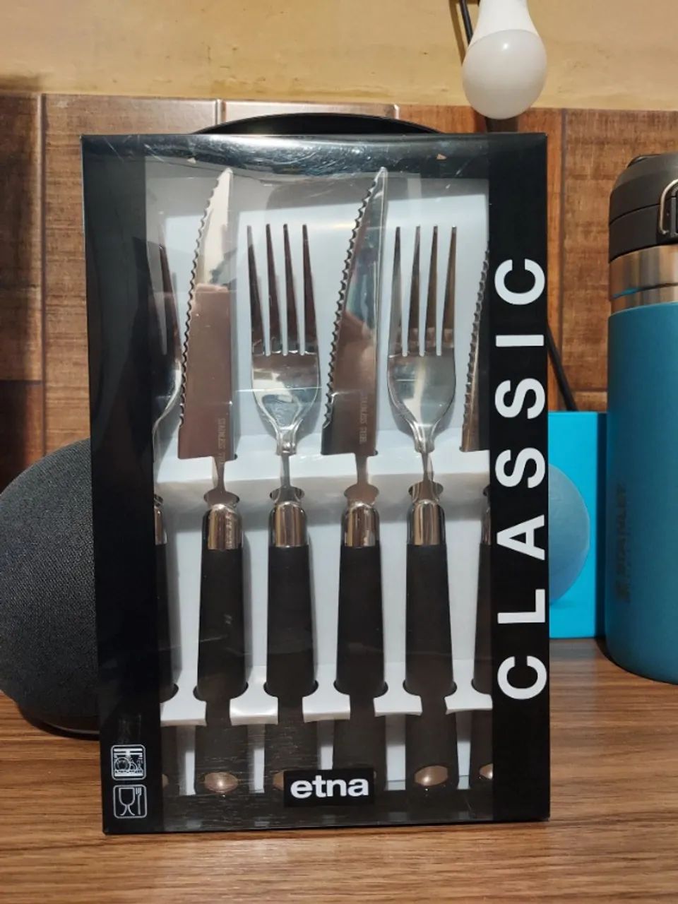 Jogo de Talheres de Aço Inox Classic 12 peças