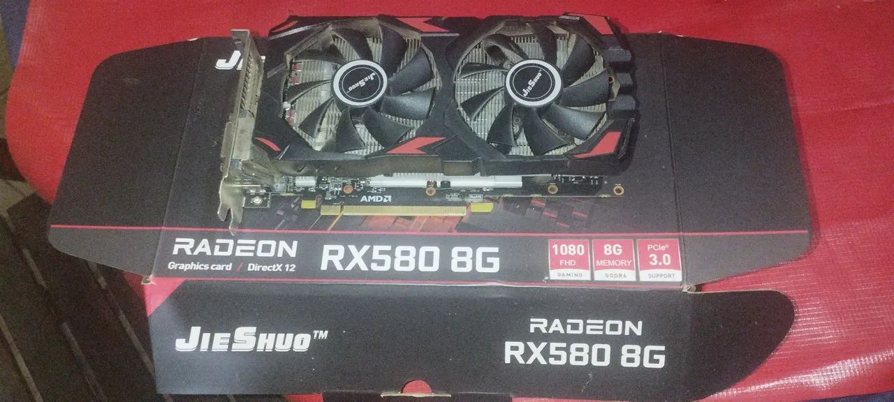 Placa de Vídeo Radeon RX 580 8GB 2048SP