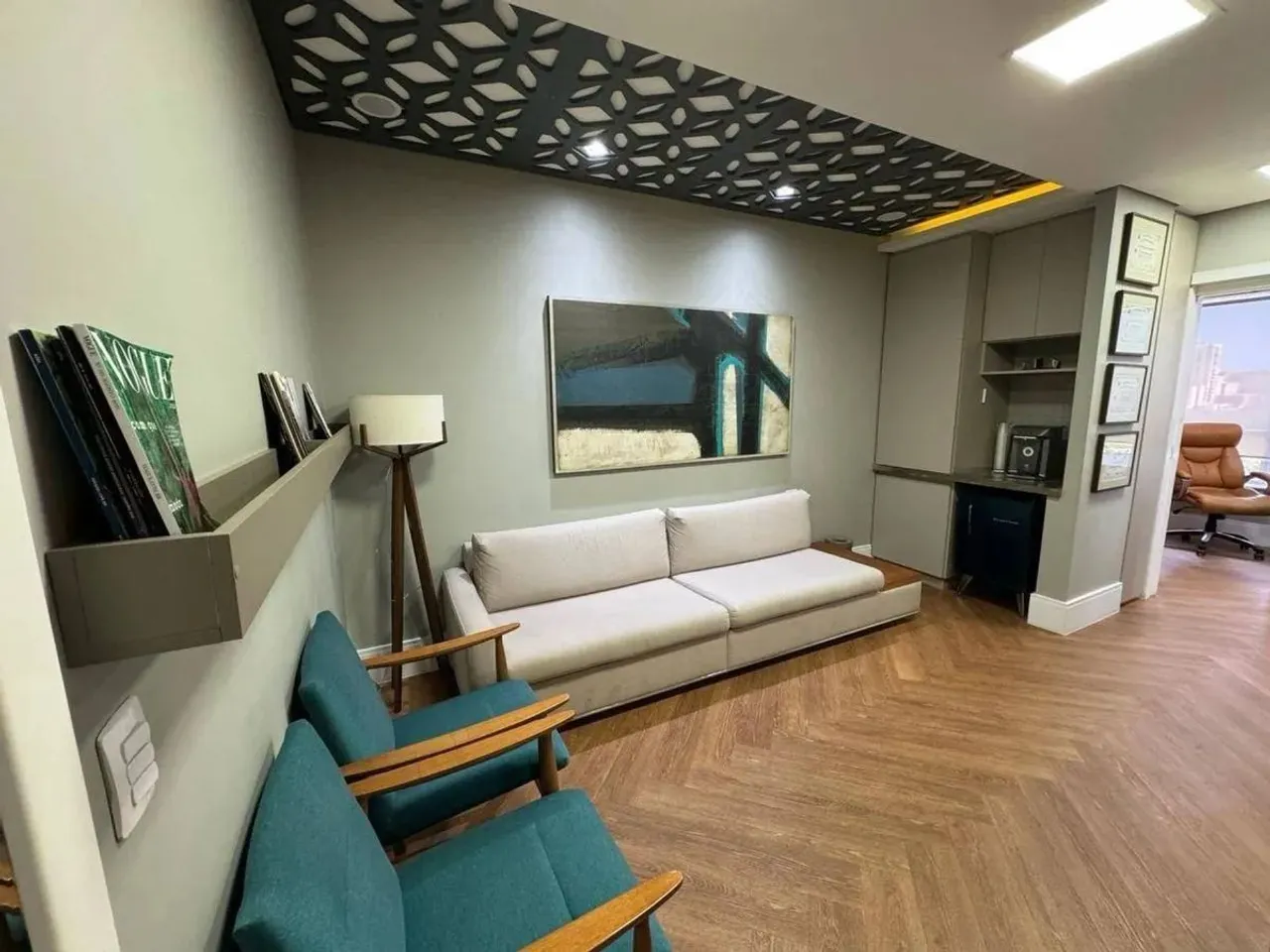 Sala Mobiliada Pronta para locação, Ed. Navarro Building, São José do Rio Preto, SP