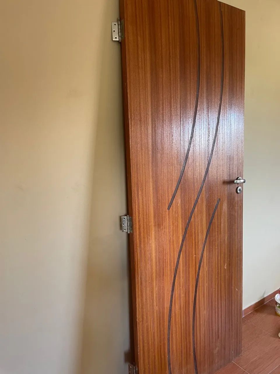 Porta de Madeira com Design Moderno - Foto 3