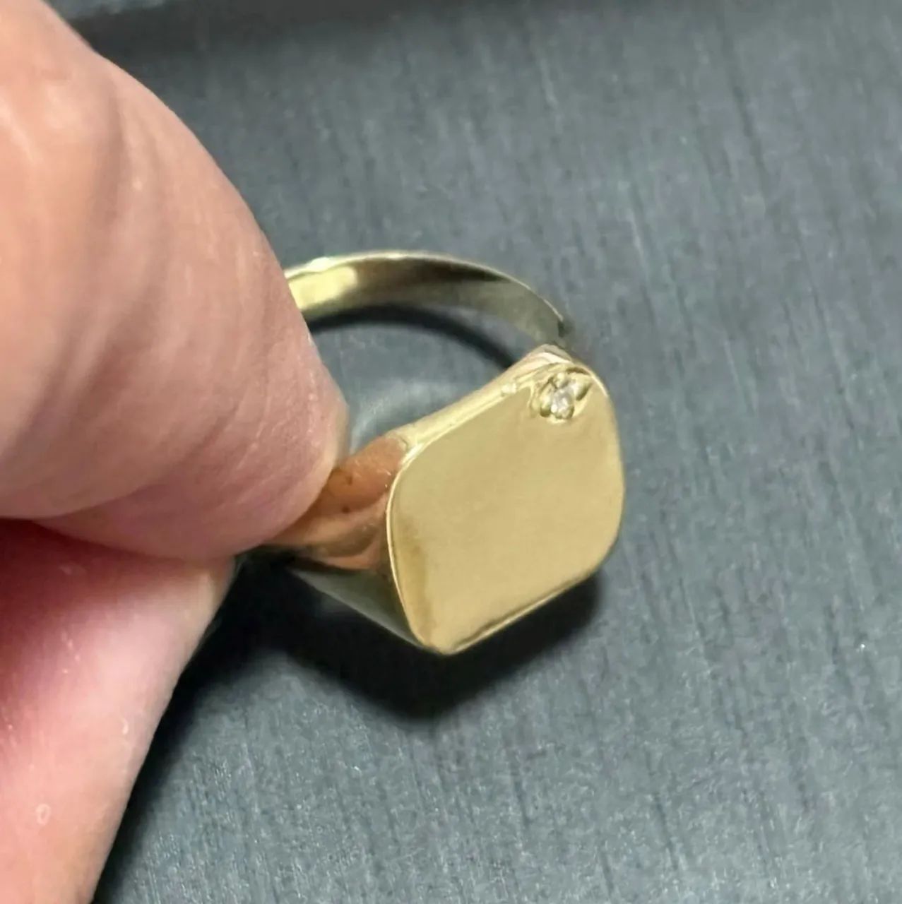 Anel dedinho em ouro com zircônia  - Foto 4