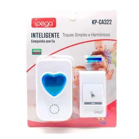 Campainha sem fio Inteligente ipega KP-CA322