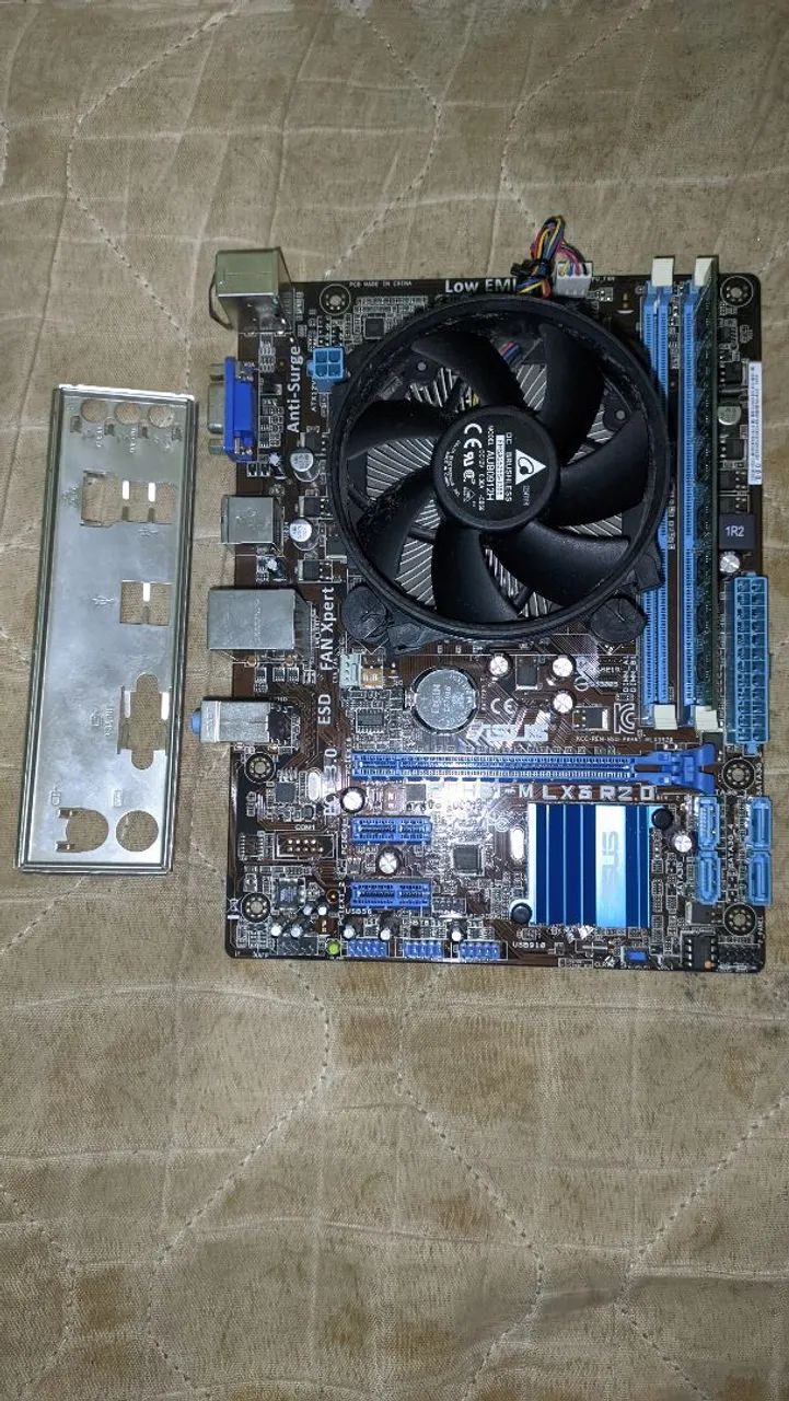 Kit 1155 completo placa memória processador  - Foto 2