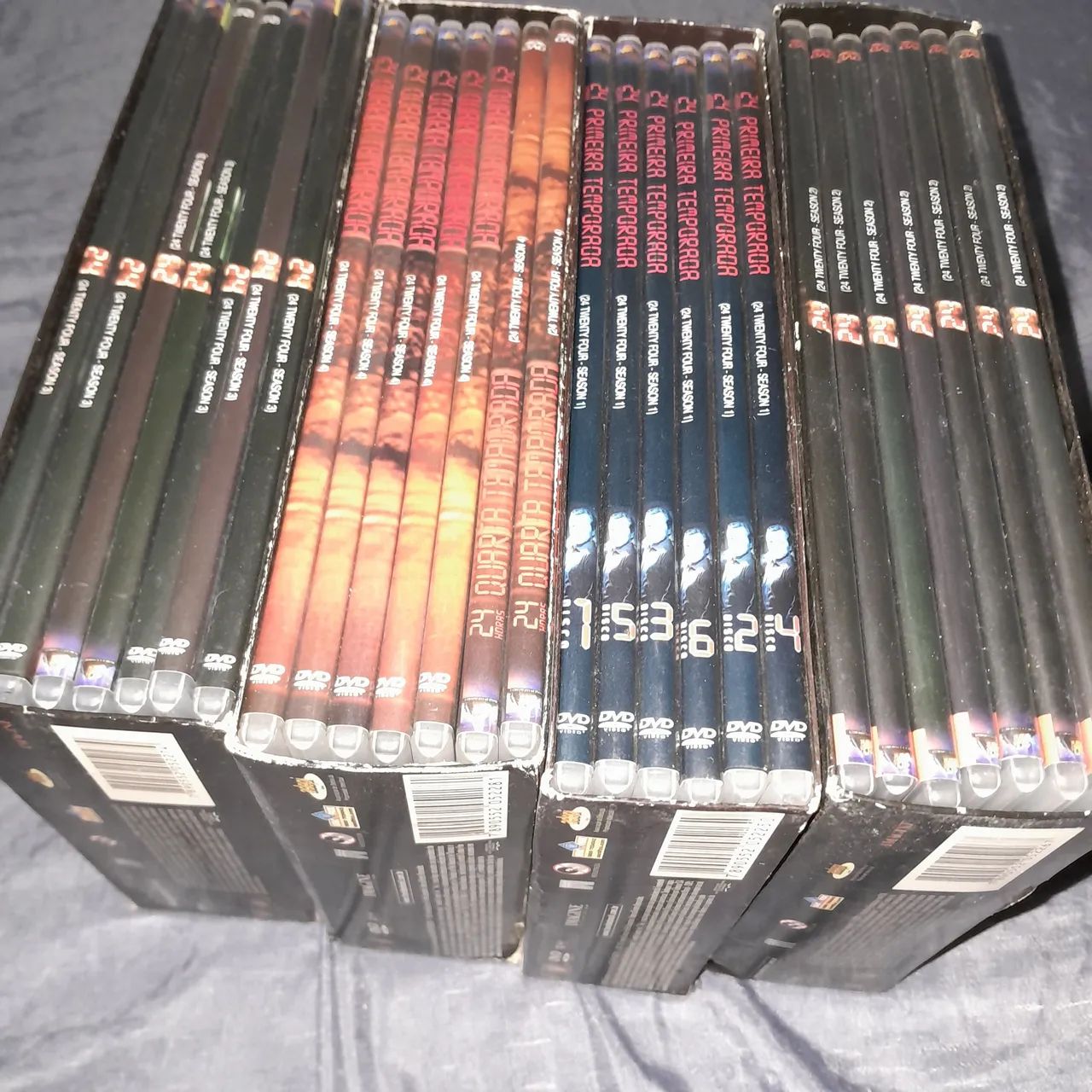 Box dvds 24 horas 1 a 4 temporadas  - Foto 5