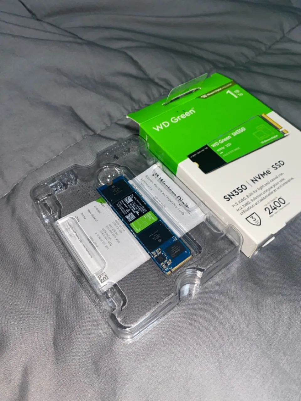 NOVO - SSD WD SN350 / NVMe 2400 1TB