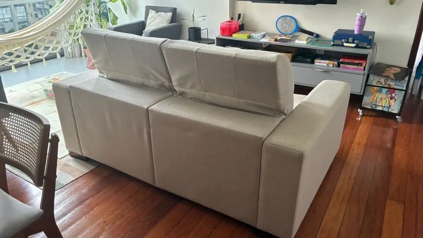 Sofá Retrátil e Reclinável 2 Lugares com Extensão - Foto 5