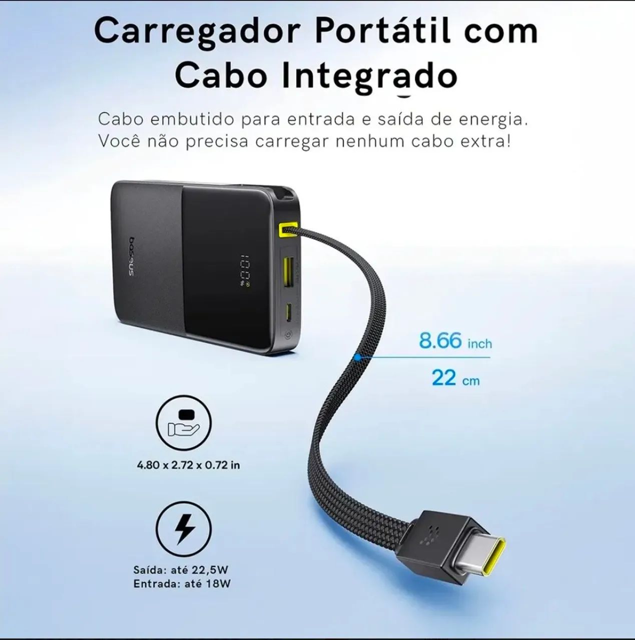 Powerbank Baseus 20000 mah - Foto 5