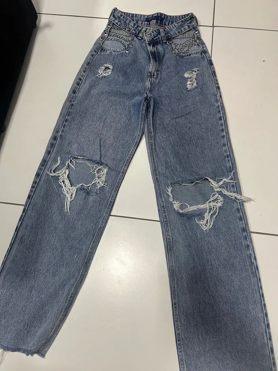 CALÇA JEANS BLUESTEEL 36 - Foto 2