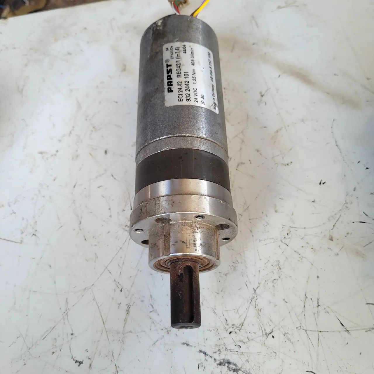 Servo motor dc 24 volt redutor 1p 40 sem escova - Foto 3