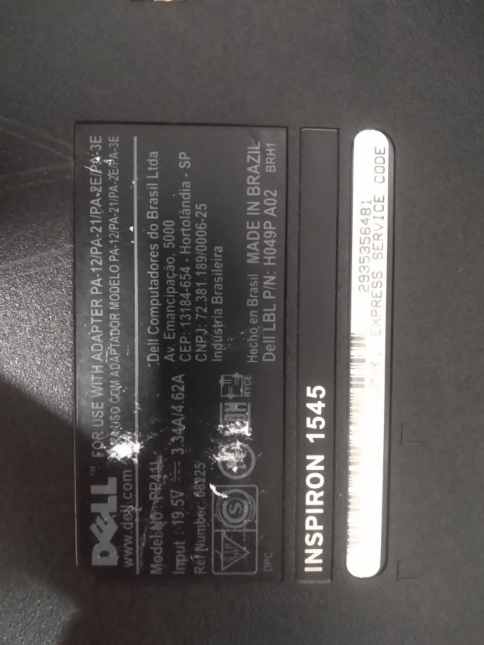 Peças - Dell Inspiron 1545 - Foto 2