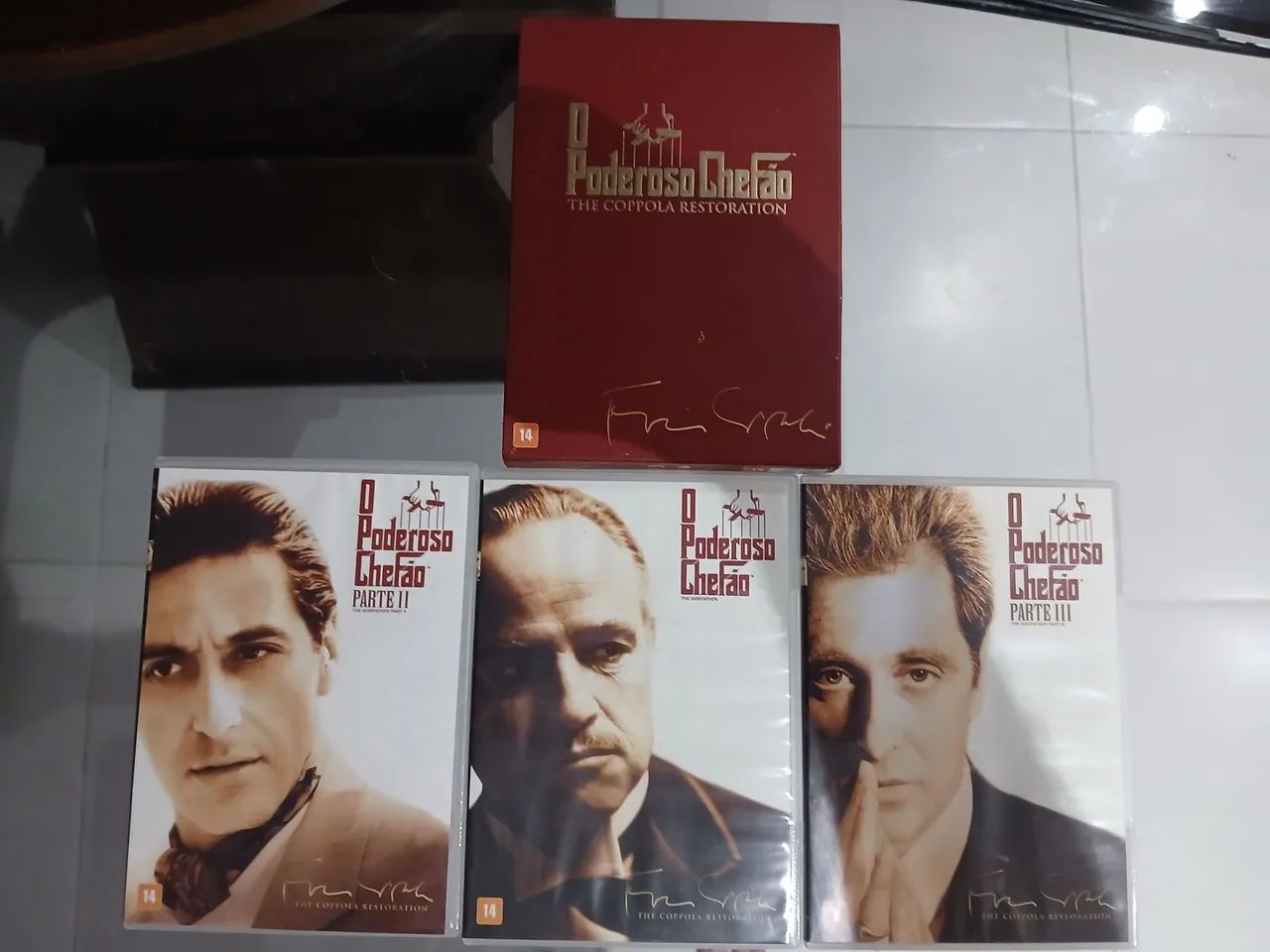 DVD trilogia O poderoso chefao 