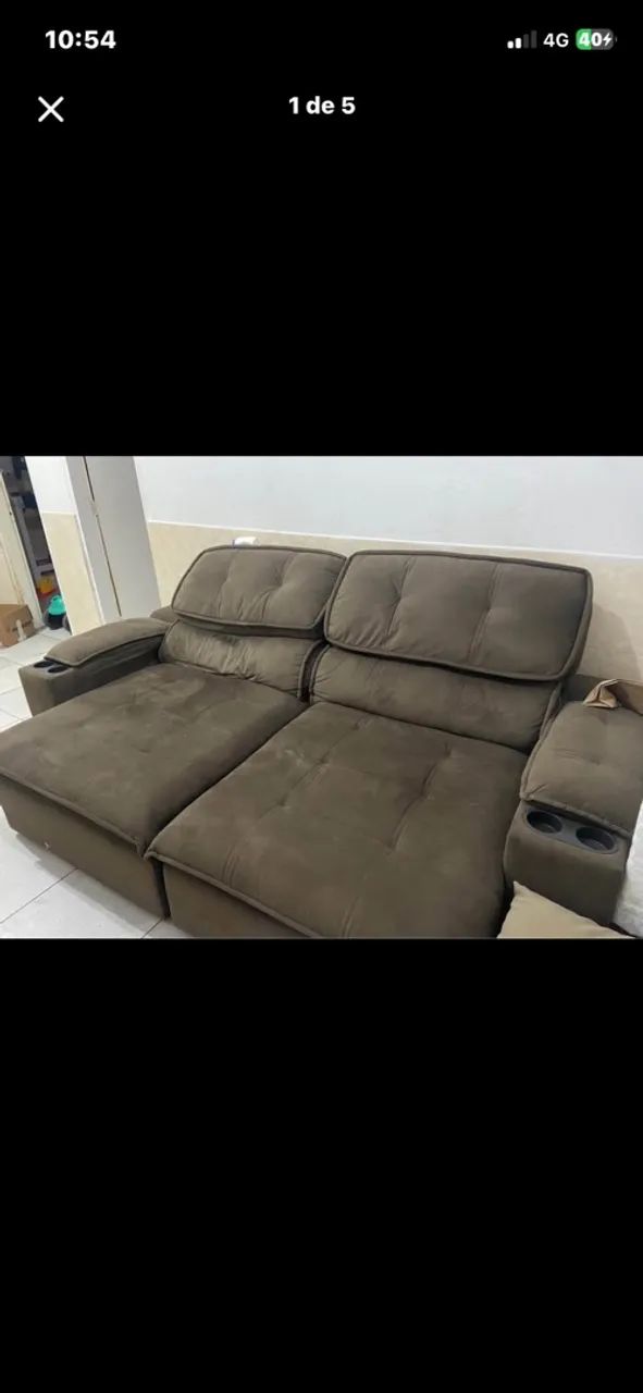 Sofá retrátil super confortável 