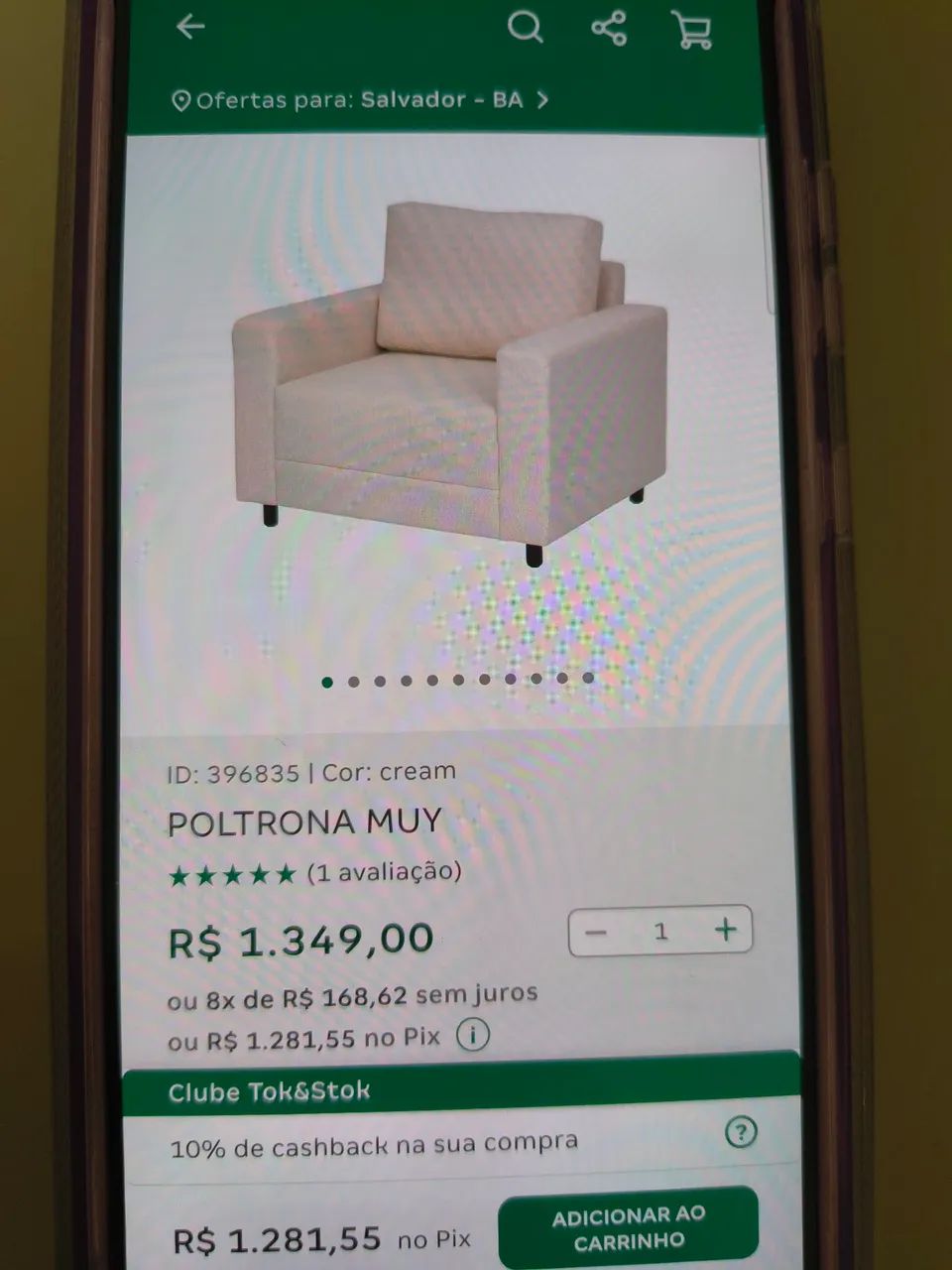 Poltrona TokStok nova - Foto 5