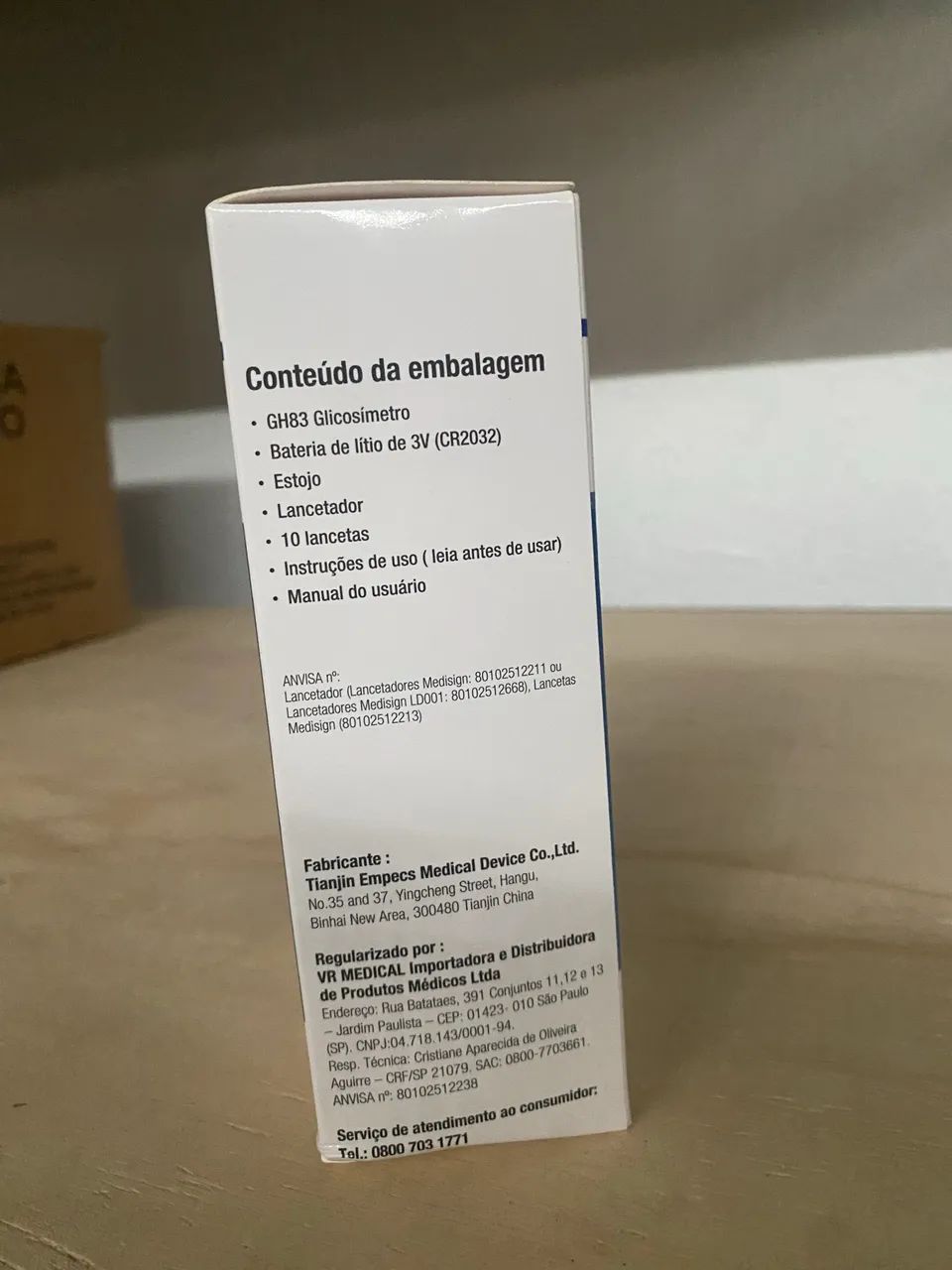 GLICOSÍMETRO APARELHO MEDIDOR DE GLICEMIA MEDISIGN - Foto 3
