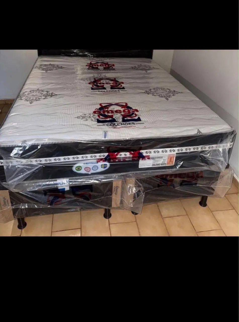 cama conjugada e base e colchao  - Foto 5